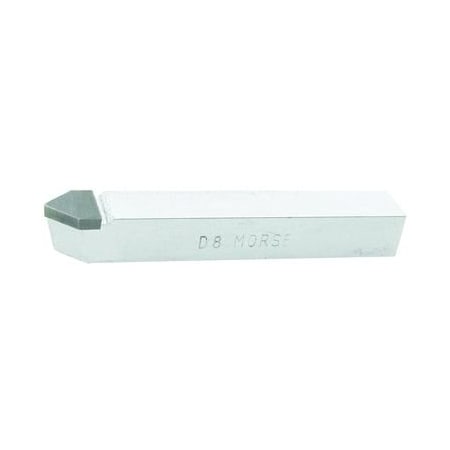 Morse Tool Bit, Premium, Series 4140, D, 1 H x 1 W Shank, 7 Overall Length, Right Hand Cutting, 132 70644